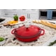 thumbnail image 5 of Casserole Lodge, hierro fundido esmaltado, 3,4 L, color rojo isla, 5 of 6