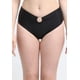 thumbnail image 1 of Bikini calzón clásico alto argolla negro Talla M, 1 of 4