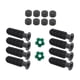thumbnail image 1 of 8pcs mesa de reemplazo de fútbol manipular empuñaduras de futbolín, con 2 pequeños pelotas de fútbol, ​​reemplazar piezas, accesorios de fútbol de Balones de fútbol verdes, 1 of 5