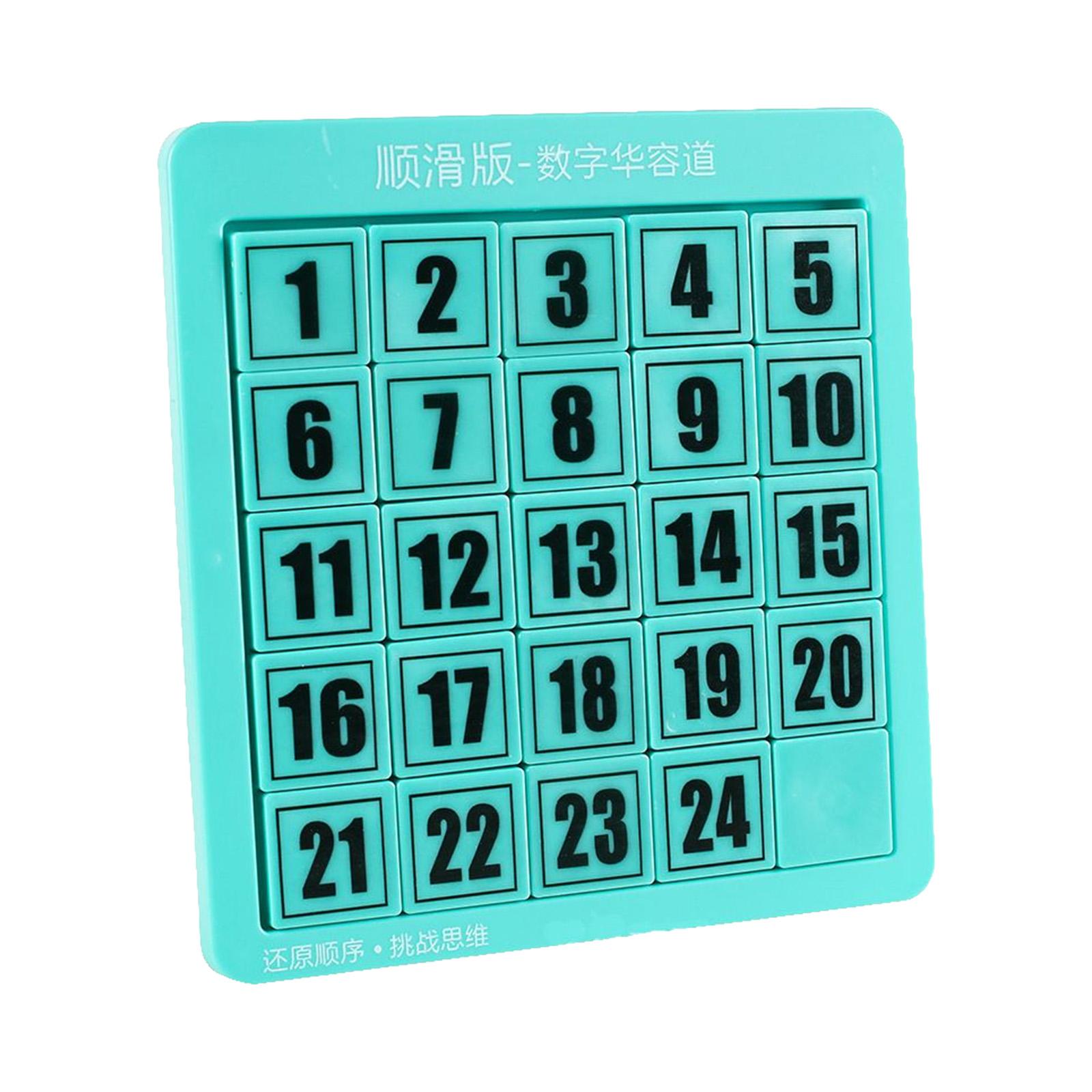 Bothyi - Rompecabezas Digitales Juguetes Matemáticas Juguetes Educativos Juego Para Entrenamiento Ejercicio 24 Cubos Verde