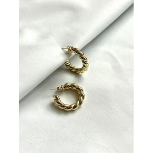 Collarbeauty - Aro Bañado En Oro 18K