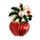 thumbnail image 2 of esmalte cristal navidad broche pin para la fiesta de navidad adornos regalo navidad fruta, 2 of 5