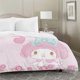 thumbnail image 2 of Juego De Ropa De Cama Rosa Con Diseño De Conejito Melody Estilo Anime Para Niños Y Niñas Funda Nórdica Y Fundas De Almohada De Algodón 3 Piezas, 2 of 3