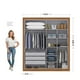 thumbnail image 3 of Clóset Cannes 4 Puertas 3 Cajones Mdf Café, 3 of 4