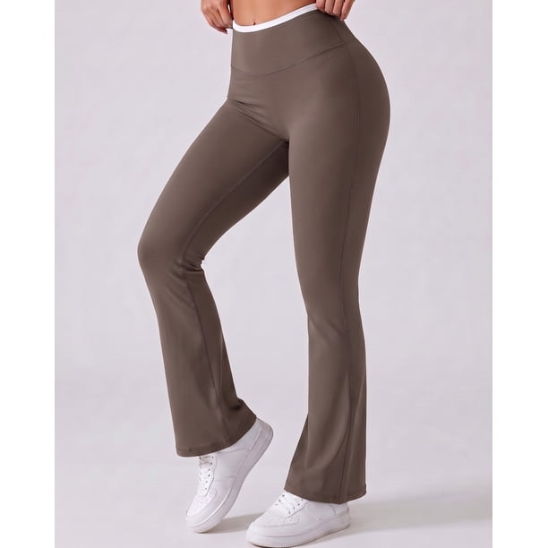 Calza Flare Tiro Alto Mujer Viral Premium - W2508