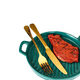 thumbnail image 2 of Set 24 Piezas Cubiertos Cuchilleria Acero Inoxidable Color Dorado, 2 of 3