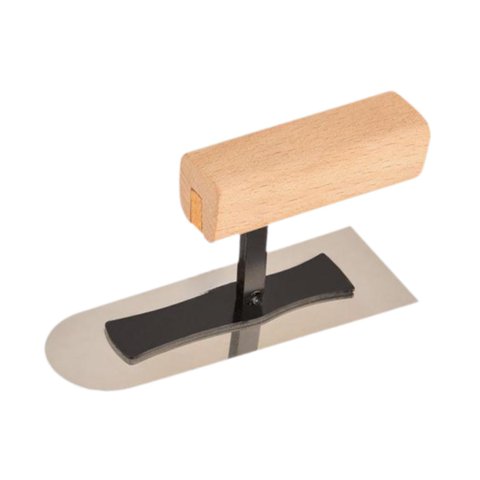 Magideal - Paleta De Enyesado, Herramienta Manual De Construcción, Resistente, Multiusos, Con Mango De Madera, Paleta Para Paneles De Yeso, Paleta De Mampostería