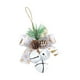 thumbnail image 3 of Campanas Arco Adorno Novedad Artesanía Decoraciones Navideñas Para Fiesta Navideña 3 Blanco, 3 of 3
