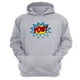 thumbnail image 1 of Polerón Canguro Logo Pow Gris Claro Talla Xs Unisex, 1 of 3