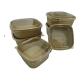 thumbnail image 1 of Bowl kraft cuadrado c/tapa 650cc 50 unidades Transparente, 1 of 3