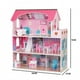 thumbnail image 1 of Casa de Muñecas Clásica de Madera Rosada con Accesorios, 1 of 1