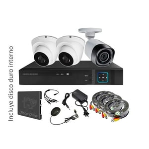 Vipa - Kit 3 Cámaras Seguridad Mixto Hd Con Disco Duro M36Ldd