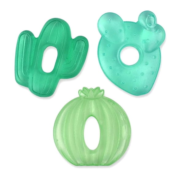 Water Teethers Itzy Ritzy Cold Cutie - Set De 3 Unidades, Color Verde