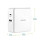 thumbnail image 2 of Cargador Dlp6111c De Doble Puerto 67 5 W Con Cable Usb c De 1 8 M, 2 of 6