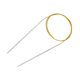 thumbnail image 3 of Uxcell Tamaño US 2 Agujas de Tejer Aguja Circular 47 pulgadas Redonda de Metal Acero Inoxidable para Proyectos Hechos a Mano DIY Tejido Amarillo, 3 of 6