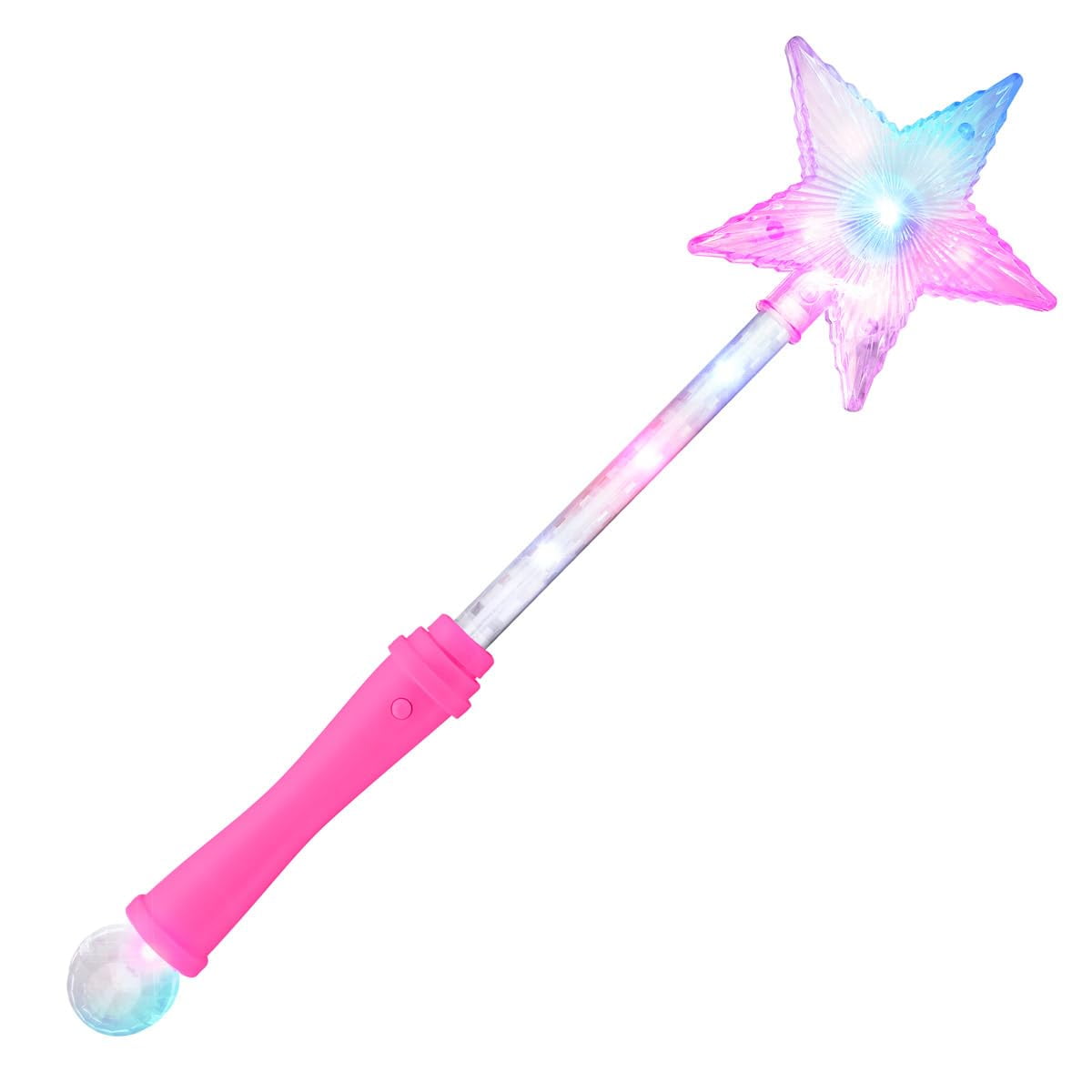 Flashingblinkylights - Varita Mágica Con Luces Parpadeantes Super Star Princess Pink