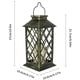 thumbnail image 1 of 1pc Household Yard Decoration Solar Light, Built-in LED Candle Light, Outdoor Hanging Creative Lights, 1 of 4