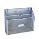 thumbnail image 2 of Cesta De Almacenamiento De Archivos De Metal, Práctico Organizador De Escritorio Para Facturas De Oficina Y Hogar, Color Plateado, 2 of 5