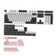 thumbnail image 4 of Kits De Teclas De 173 Teclas Para Cherry MX Switch 84/87/96/98 Negro Blanco Rosa, 4 of 5