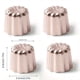 thumbnail image 1 of 4pcs, Canele Mold, Non Stick Canele Pan, Mousse Cake Mold, Pudding Mold, Baking Tools, Kitchen Gadgets, Kitchen Accessories, Home Kitchen Items, 1 of 4