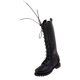 thumbnail image 1 of Botas De Cuero PU A Escala 1: 6 Zapatos Masculinos Para Figura De Acción De Soldado De 12 Pulgadas Negro, 1 of 5