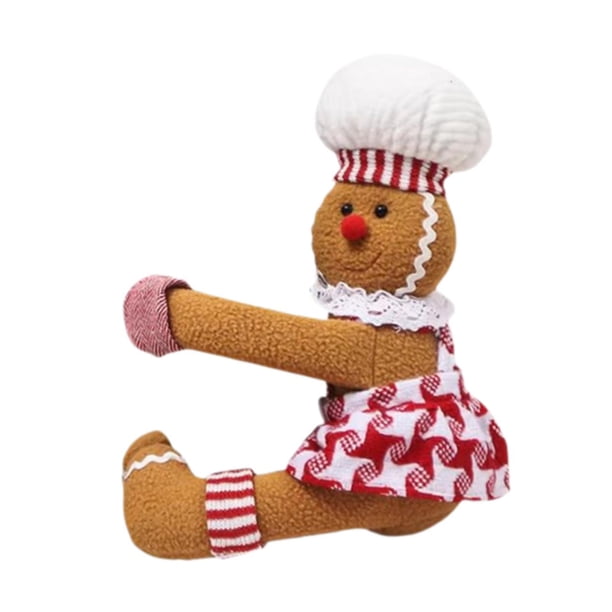 Adorno Para árbol De Navidad Con Forma De Hombre De Jengibre Para Sujetar Cortinas Árbol De Navidad Femenino
