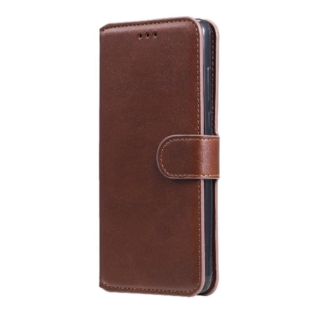 Funda Billetera para Realme C25 con Porta Tarjetas y Soporte Ajustable Marrón