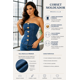 thumbnail image 4 of Corset Moldeador Mujer Mezclilla Botones Dorados, 4 of 4