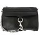 thumbnail image 1 of Bolso de hombro de cuero Rebecca Minkoff Mac Mini negro, 1 of 4