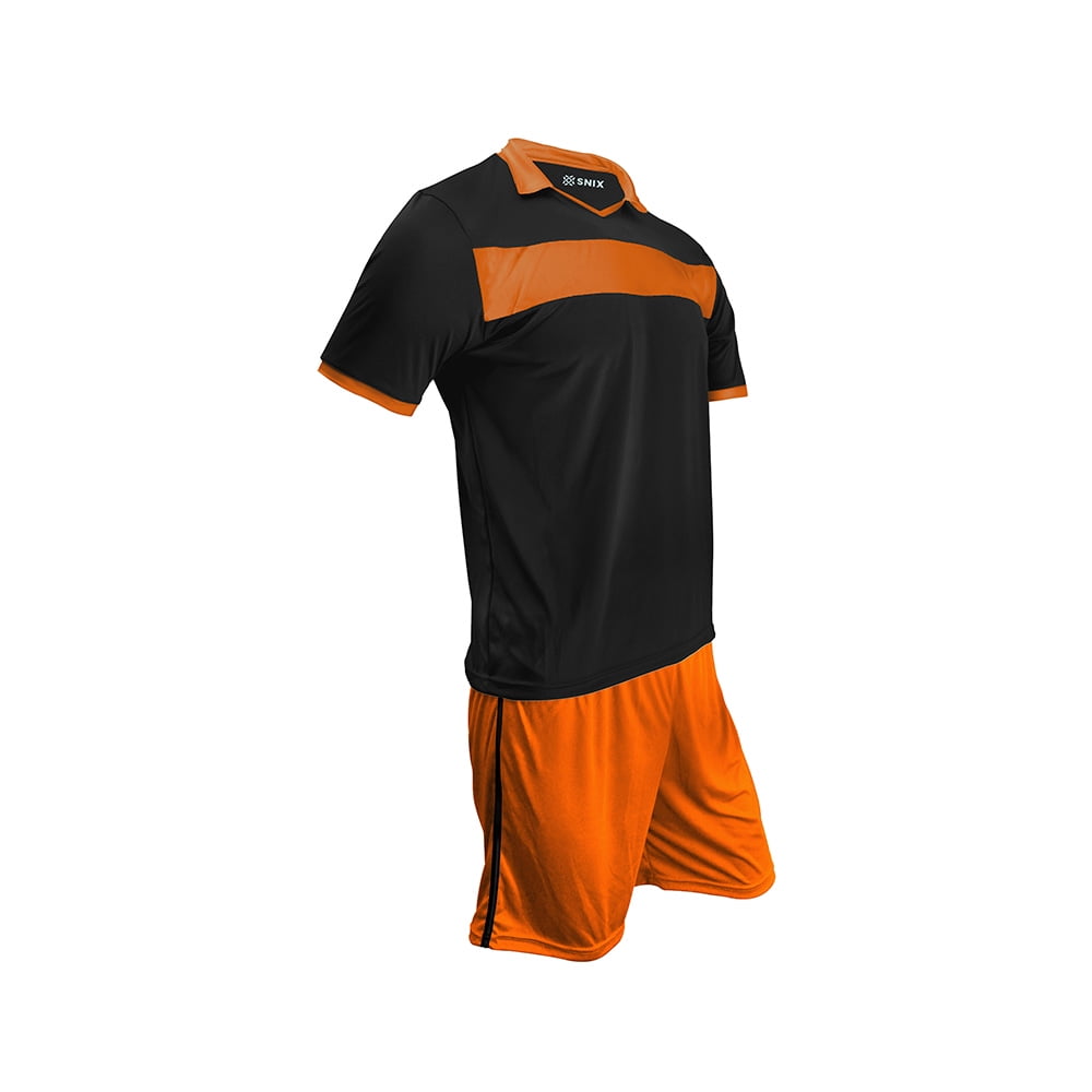 Snix - Uniforme De Futbol Zid Negro Y Naranja Talla L