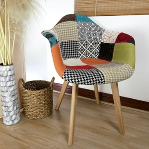 Pandalino - Butaca Patchwork Naranja | Comodidad Y Estilo Vanguardista Naranja