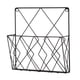 thumbnail image 3 of Organizador Colgante De Estante De Almacenamiento De Periódicos De Metal Para Oficina En Casa Negro, 3 of 5