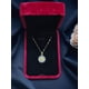 thumbnail image 2 of Collar Flor Girasol Cristales Zirconia Galvanizado Oro 14k, 2 of 4