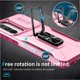 thumbnail image 3 of Funda Armada para Samsung Galaxy A36 con Tapa Deslizante y Soporte Magnético Giratorio Rosa, 3 of 5