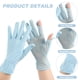 thumbnail image 2 of 2 pares de guantes de verano con protección solar para hombres y mujeres, transpirables, antiultravioleta, sin dedos, de seda helada para exteriores., 2 of 5