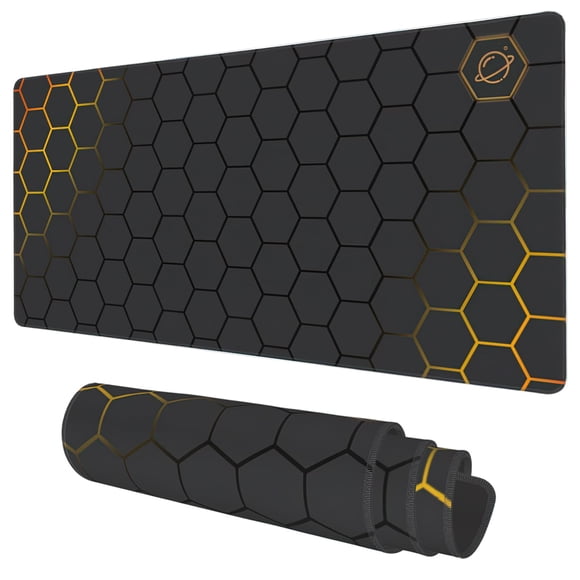 Tapete para escritorio KOAIWPAE 90x40 cm, alfombrilla grande antideslizante para gaming
