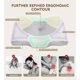 thumbnail image 3 of Almohada cervical Osteo para aliviar el dolor de cuello, espuma viscoelástica, 3 of 7