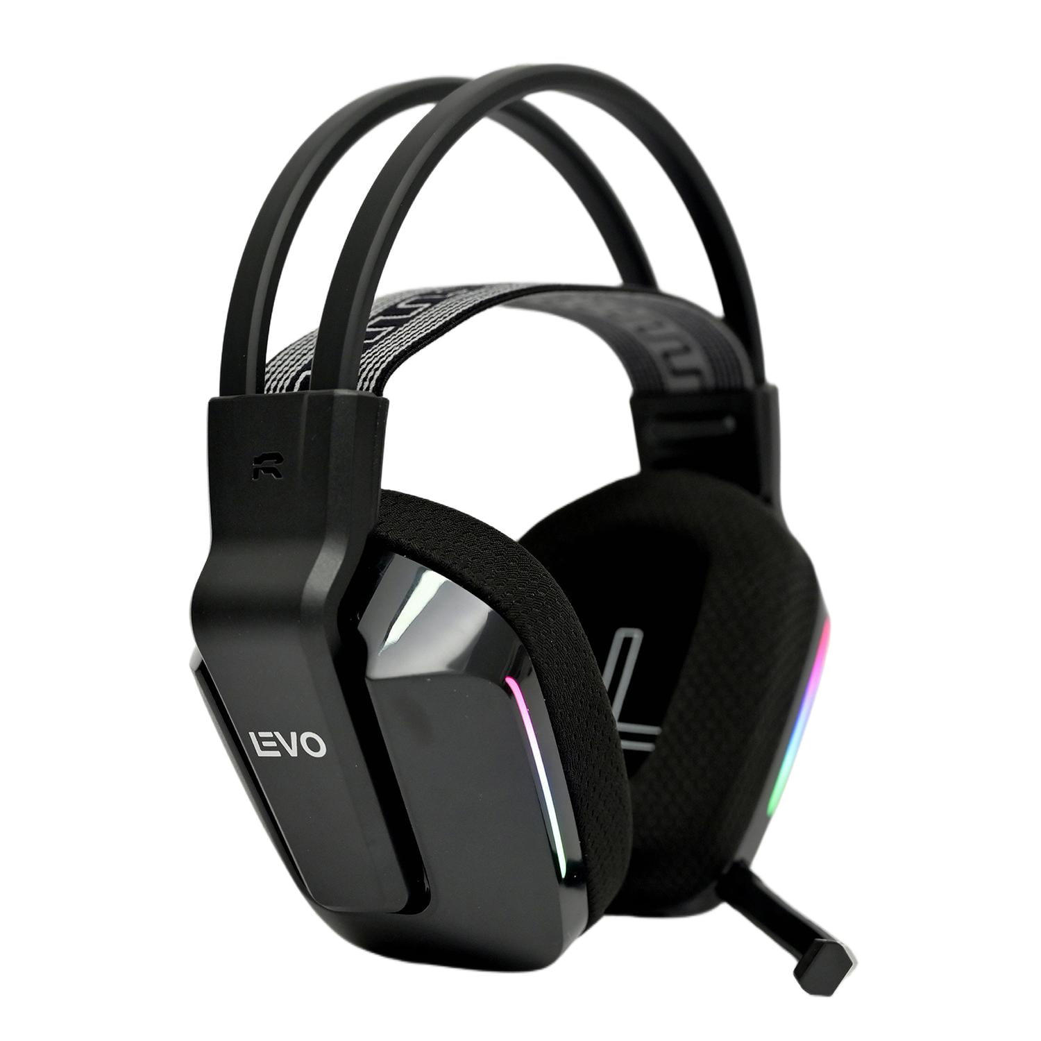 Audífono Gamer Inalámbrico Zenit Elite Bluetooth Rgb Levo Negro