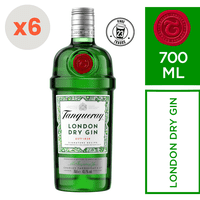 6X Gin Tanqueray London Dry Botella 700Ml