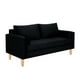 thumbnail image 2 of Sofa Sky 3c Felpa 05 Negro, 2 of 5