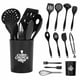 thumbnail image 2 of Set de 12 Utensilios de Cocina de Silicona Antiadherentes Negro, 2 of 3