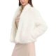 thumbnail image 4 of INSPIRE CHIC Chaqueta Recortada de Forro Polar para Mujer 2024 Manga Larga de Piel Sintética con Bolsillos Abrigo de Invierno Cálido y Peludo S Albaricoque, 4 of 6