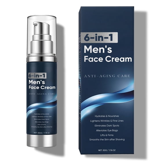 Crema Facial 6 En 1 Antiedad 50 Ml Para Hombres