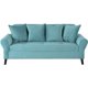thumbnail image 2 of Living Lua Sofa 3 Cuerpos + 2 Poltronas Felpa Turquesa, 2 of 6