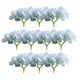 thumbnail image 3 of 10pcs Cabezas De Flores De Hortensia De Seda Para Decoración De Boda Nupcial Azul Claro, 3 of 3