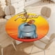 thumbnail image 4 of Fixed (película)-theme Fitted Round Tablecloths Elastic Edged Table Covers Waterproof Table Cloth for Kitchen Holiday Party Tables Decor 120cm, 4 of 6