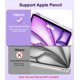 thumbnail image 3 of Funda TiMOVO para iPad Air 11" M4/M3/M2/5/4 - Púrpura Taro, 3 of 9