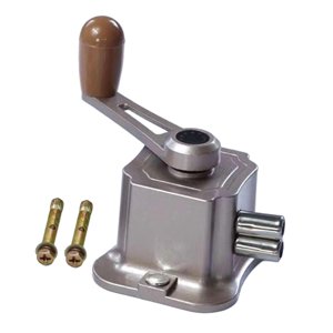 Bothyi - Perchero Con Manivela, Fácil De Usar, Repuestos Para Lavandería, Interior Y Exterior, Color Champán Dorado