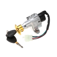 Magideal - Cerradura Para Scooter De Motor Eléctrico, Accesorio Para Bicicleta Eléctrica, Juego De Cerradura De Encendido Y Apagado De Fácil Instalación Genérica De 16 A 25 Mm