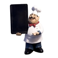 Magideal - Escultura De Chef, Estatuilla De Chef, Decoración Nórdica Coleccionable, Adorno De Chef De Cocina, Estatua De Decoración De Chef Para Encimera De Mesa